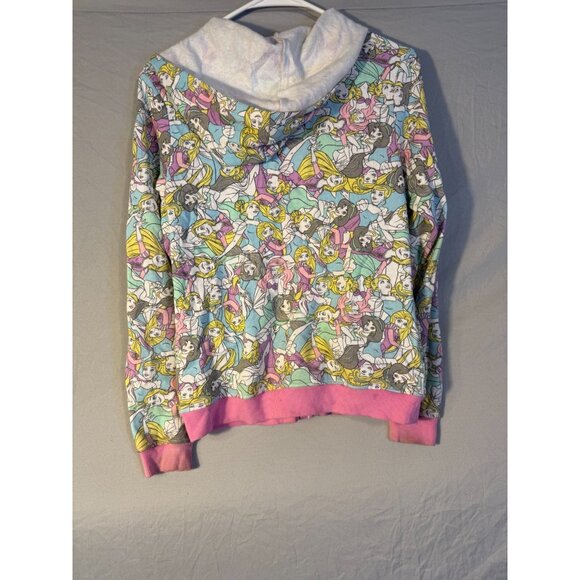 Disney Princess Hoodie Hooded Sweatshirt Zips Girls Size XL Believe in Yourself - Picture 3 of 3